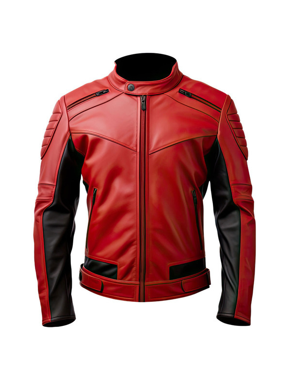 Mens Red Leather Jacket